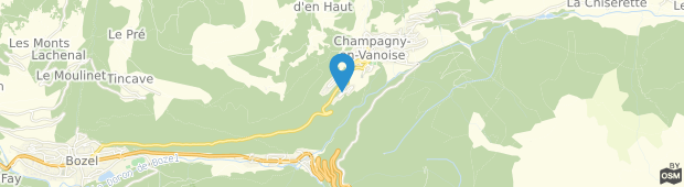 Umland des Residence Les Edelweiss Champagny-en-Vanoise