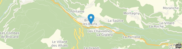 Umland des Hotel des Alpes Brides-les-Bains