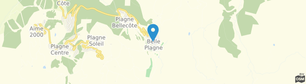 Umland des Pierre & Vacances Residence Belle Plagne Le Quartz