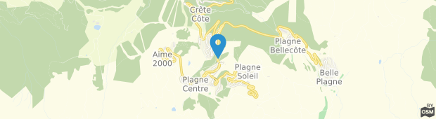 Umland des Madame Vacances Les Chalets et Lodges des Alpages La Plagne