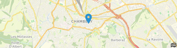 Umland des Best Hotel Chambery Centre