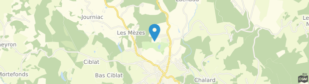 Umland des Les Roulottes Des Monedieres