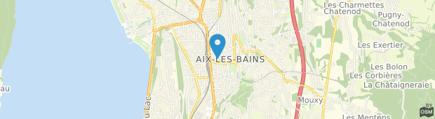 Umland des Radisson Blu Hotel Aix-les-Bains