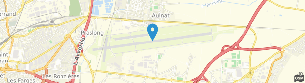 Umland des Inter Hotel Aéroport Aulnat