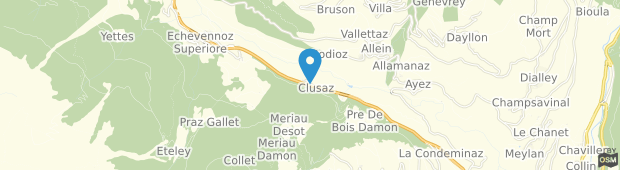 Umland des Locanda La Clusaz Gignod