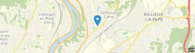 Umland des Hotel Au Val De Saone Sathonay-Camp
