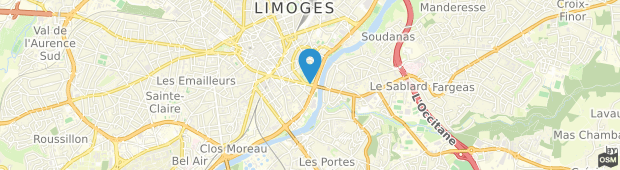 Umland des Hotel De Lyon Limoges