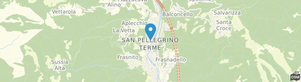 Umland des Hotel Centrale San Pellegrino Terme