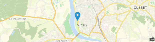 Umland des Vichy Spa Hotel Les Celestins