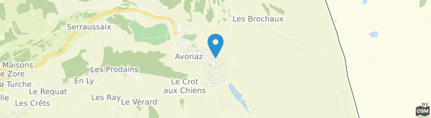 Umland des Franceloc Residences Alpages IandII Et Cedrat Avoriaz