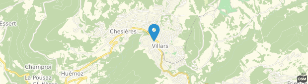 Umland des Residence Panorama Villars