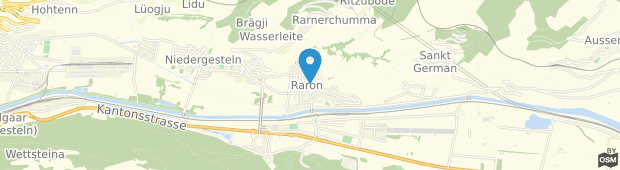 Umland des Hotel Rarnerhof Raron