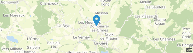 Umland des Le Relais Dompierrois Hotel Dompierre-les-Ormes