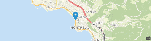 Umland des Hotel Splendid Montreux