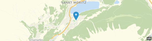 Umland des Gastehaus Casa Franco St Moritz