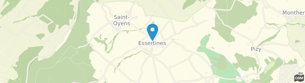 Umland des La Musardiere Essertines-Sur-Rolle