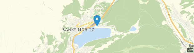 Umland des Waldhaus am See Hotel St. Moritz