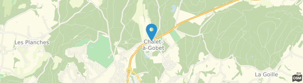 Umland des Hotel Auberge du Chalet-a-Gobet