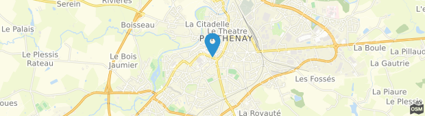 Umland des Hotel Saint Jacques Parthenay