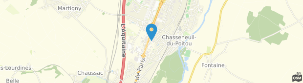 Umland des HotelF1 Poitiers Nord Futuroscope Chasseneuil-du-Poitou