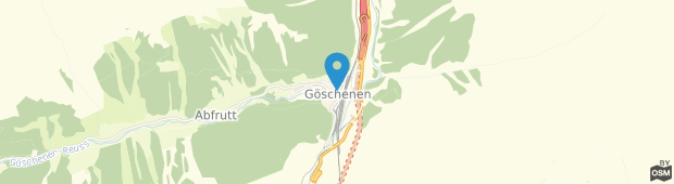 Umland des Hotel Gotthard Goschenen