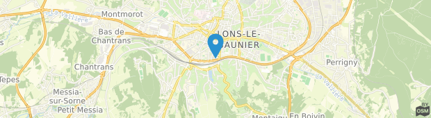 Umland des Hotel Gambetta Lons-le-Saunier