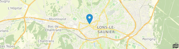 Umland des Nouvel Hotel Lons-le-Saunier