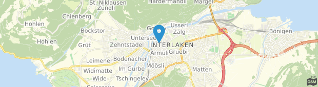 Umland des City Hotel Interlaken