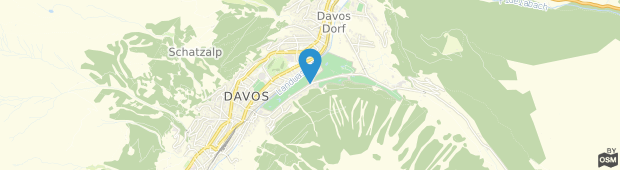 Umland des Sheraton Davos Hotel Waldhuus