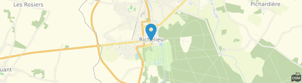 Umland des Le Puits Dore Hotel Richelieu