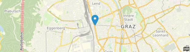 Umland des Radisson Hotel Graz