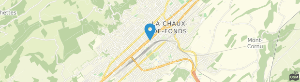 Umland des Hotel De France La Chaux-de-Fonds