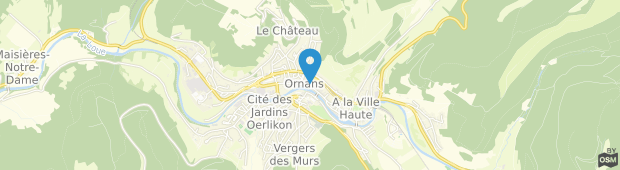 Umland des Hotel de France Ornans