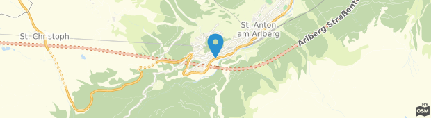 Umland des Haus Harry Sankt Anton am Arlberg