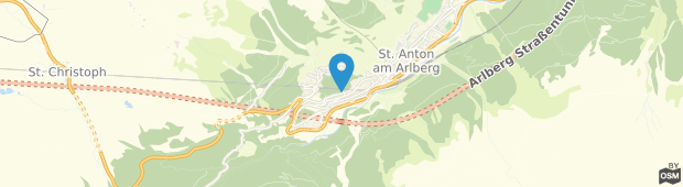 Umland des Pension Susanne Sankt Anton am Arlberg