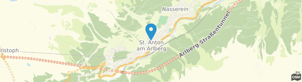 Umland des Hotel Montana Sankt Anton am Arlberg