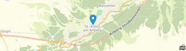 Umland des Kristall Hotel Sankt Anton am Arlberg