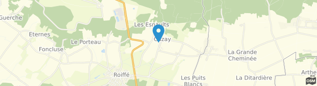 Umland des Les Logis de Cuzay