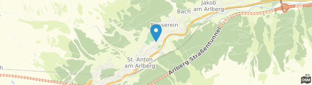 Umland des Hotel Garni Rauch Sankt Anton am Arlberg