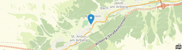 Umland des Hotel Garni Europa Sankt Anton am Arlberg
