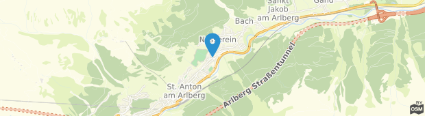 Umland des Hotel Garni Parseierblick Sankt Anton am Arlberg