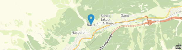 Umland des Hotel Garni Bacherhof Sankt Anton am Arlberg