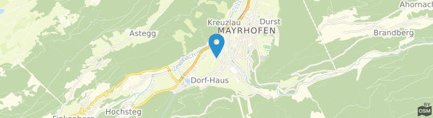 Umland des Bruggerhof Farmhouse Mayrhofen