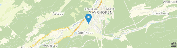 Umland des Gastehaus & Ferienhauser Martinus Mayrhofen