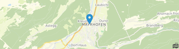 Umland des Ferienwohnungen Haus der Mitte Mayrhofen