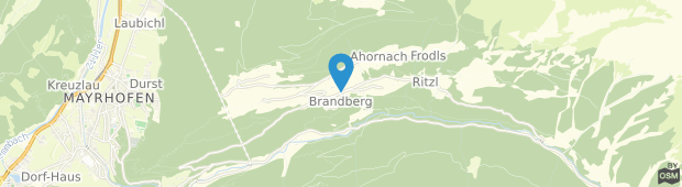 Umland des Gasthof Thanner Mayrhofen