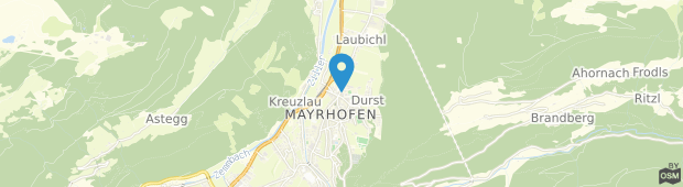 Umland des Berghof Hotel Mayrhofen