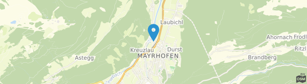 Umland des Landhaus Carla Hotel Mayrhofen