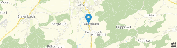 Umland des Landgasthof Bad Gutenburg