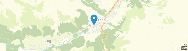 Umland des Chalet Bergblick Lech am Arlberg